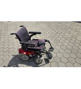 Elektrický invalidný vozík červený- malý